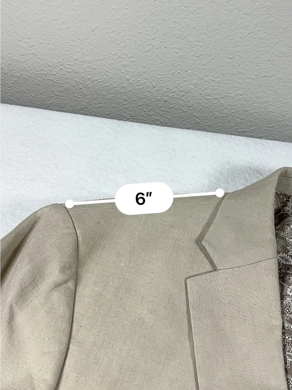 Lauren Ralph Lauren Men’s Linen Blend Sport Coat Blazer Beige Paisley Lining
